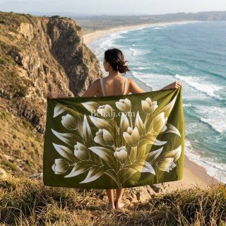 New Design Rayon Sarong Hand Painting from Bali